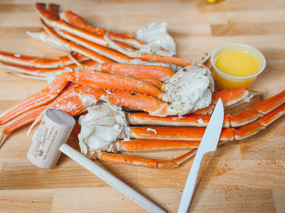 2 pounds BROKEN Snow Crab Clusters